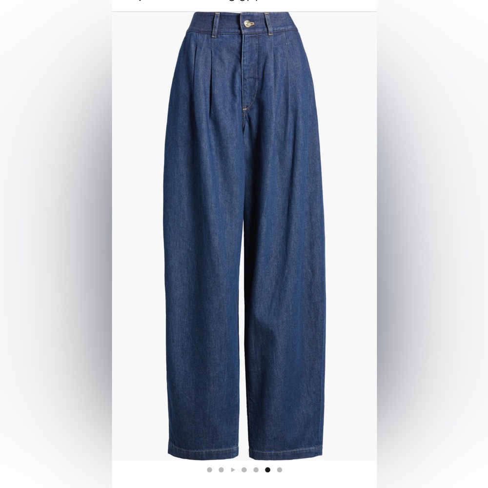 Frame Denim High-Rise Tapered Trouser Jeans Rinse Wash Size 26 NWT - Picture 5 of 8